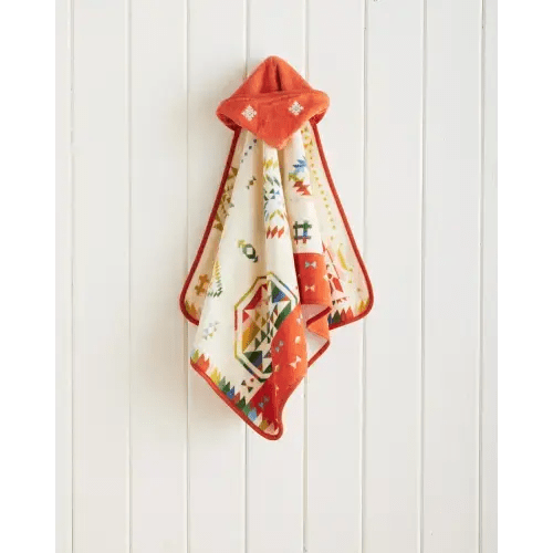WILD BLOOMS HOODED BABY TOWEL