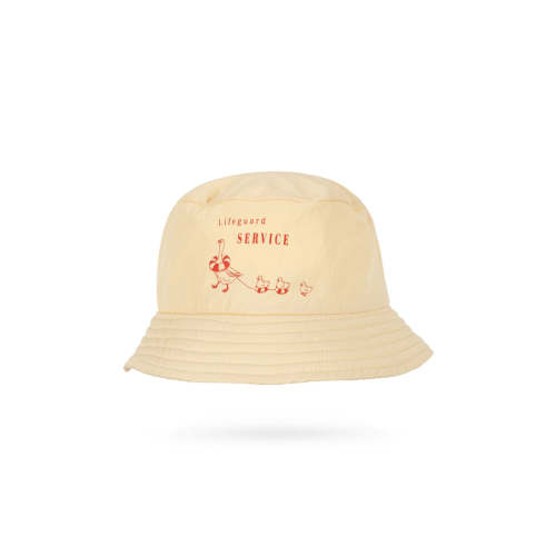 POMIO BUCKET HAT - banana crepe