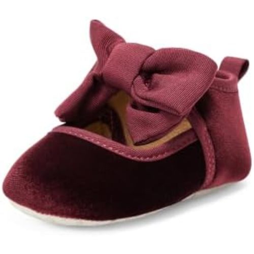 Amazon Essentials x Sofia Grainge Baby Girls' Mary Jane Shoes with Bow Detail
