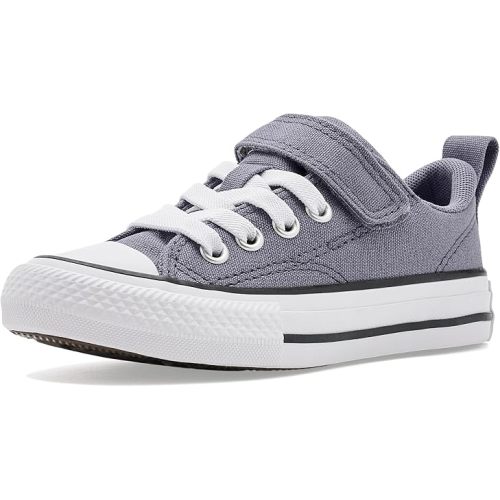 Amazon.com | Converse Kids Chuck Taylor All Star Malden Street Easy-On OX, Thunder Whale/White/Black, 1 | Sneakers