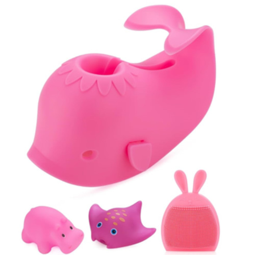 HOLINDUK Bath Spout Cover, Faucet Cover Baby Bathroom Tub Faucet Cover Protector for Kids, Bathtub Spout Cover for Baby Toddlers Protection Accessories Baby Safety Protection Universal Bath Silicone