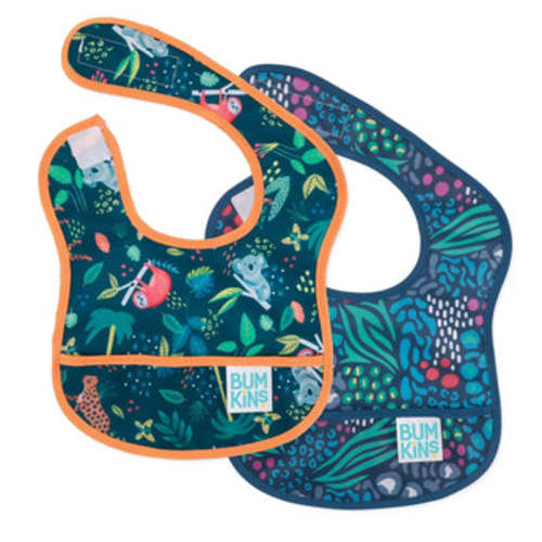 Starter Bib for Babies 6 to 24 months - Jungle + Animal | Bumkins Baby