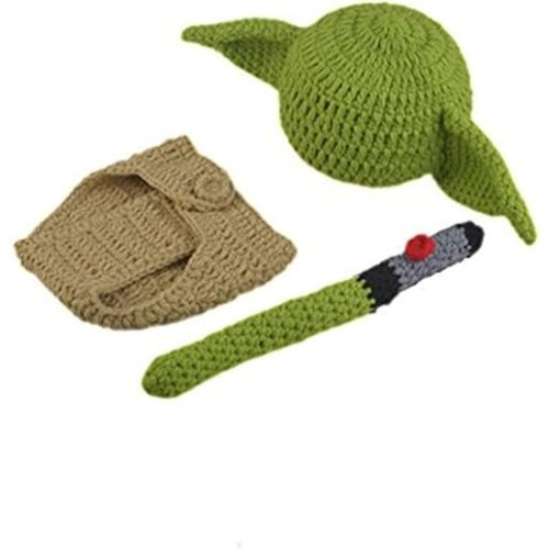 Pinbo® Newborn Baby Crochet Photography Prop Hat Cover Diaper Costume