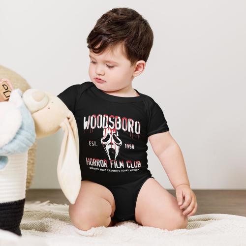 Woodsboro Scream Movie Horror Film Club Baby short sleeve one piece