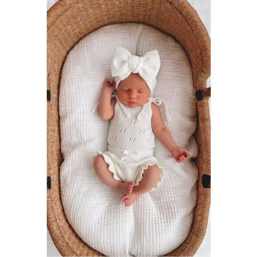 POINTELLE FRILL SET | MILK