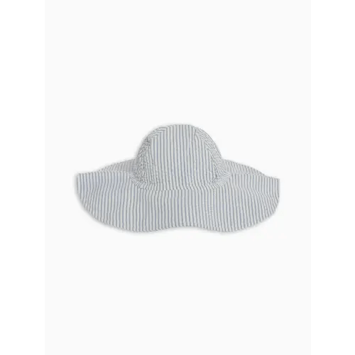 Seersucker Sun Hat