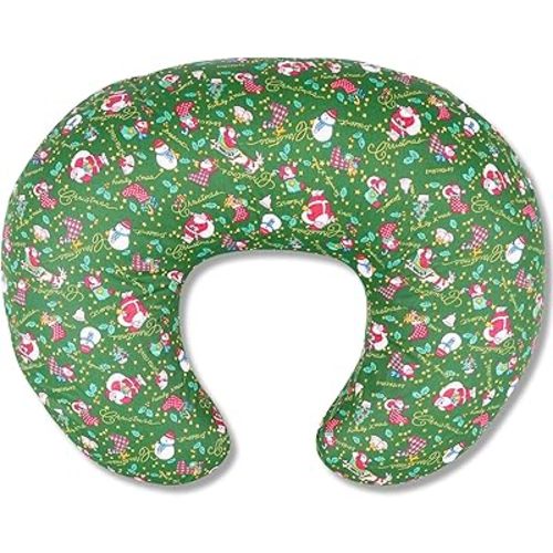 x-vesolje Nursing Pillow, Breastfeeding Pillow with Removable Cover, Ergonomic Breast Feeding Pillow, Baby Feeding Support Pillow for Mom Easier Breastfeeding- Original Size/Christmas