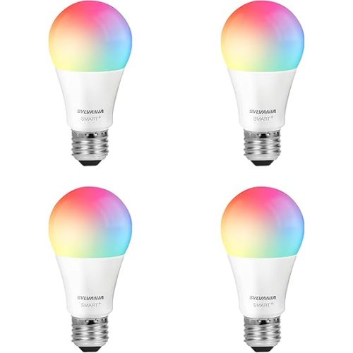 SYLVANIA Wifi LED Smart Light Bulb - 4 Pack