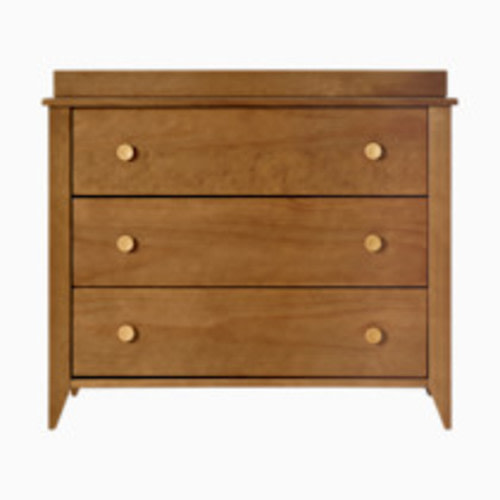 babyletto Sprout 3-Drawer Changer Dresser - Chestnut / Natural