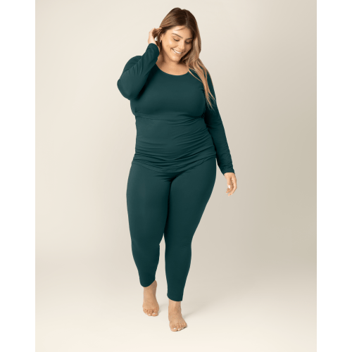 Jane Nursing Pajama Set | Burgundy Plum - Kindred Bravely