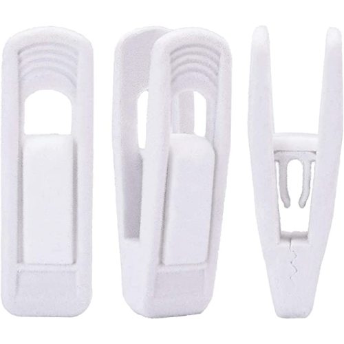 Trgowaul Velvet Hangers Clips, Pants Hangers Velvet Clips, Strong Finger Clips Perfect for Thin Velvet Hangers