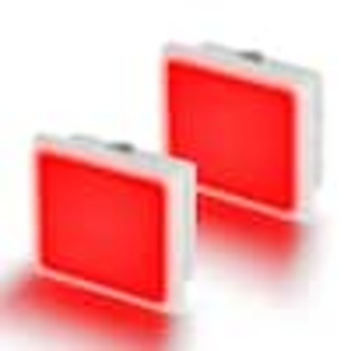 YANSUN Plug-In Kids Night Light with Sensor, Red Night Light for Nursery, Bedroom, Hallway, Auto On/Off (2-Pack) HA-110VGY0050R-2AP3