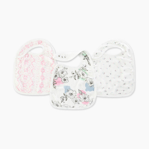 Aden + Anais Silky Soft Snap Bib (3 Pack) - Meadowlark