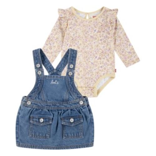 Infant Girls Bodysuit and Skirtall, 2-Piece Set