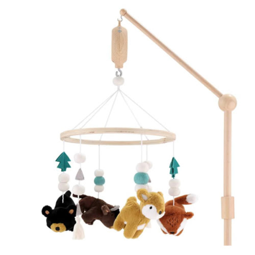 Western Woods Baby Musical Crib Mobile