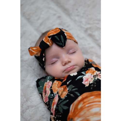 Baby Swaddle Set: Harvest Floral