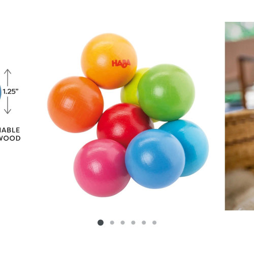 Wooden Beads Clutching Toy