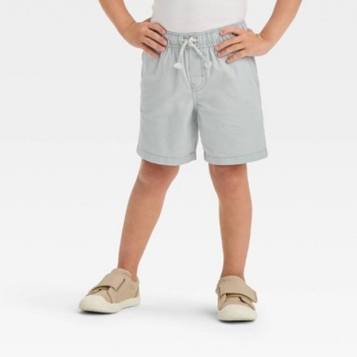 Toddler Boys' Woven Solid Pull-On Shorts - Cat & Jack™, Color: Gray, Size: 3T