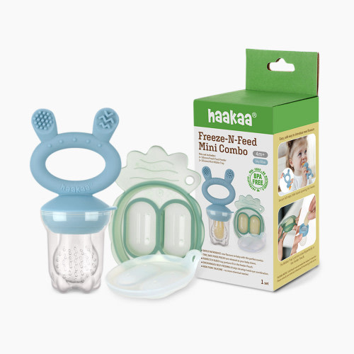 Haakaa Silicone Freeze-N-Feed Mini Combo - Sky Blue