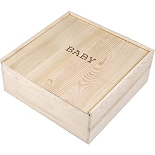 Stephan Baby Natural Pine Keepsake Box, Baby