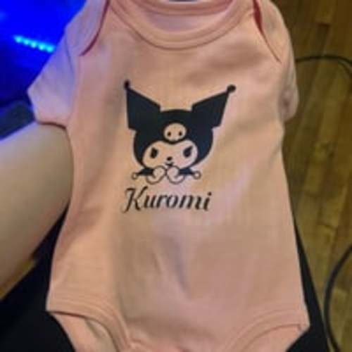 kuromi baby onsie