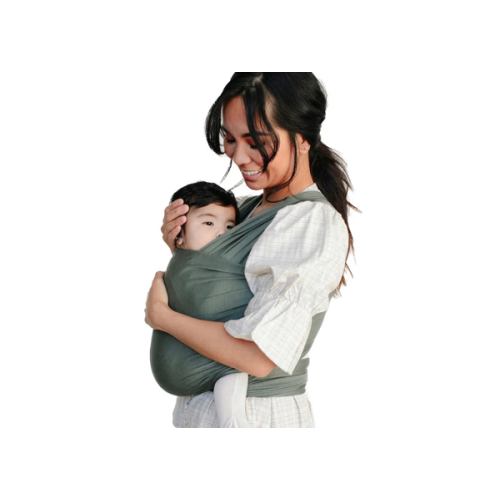 Solly Baby Wrap, Buttery-Soft Baby Carrier Newborn to Toddler 8-25 Lbs., Lightweight & Hands-Free Infant Sling Wrap, Breathable Summer Carrier, Baby Wearing & Postpartum Essential, New Mom Gift, Basil