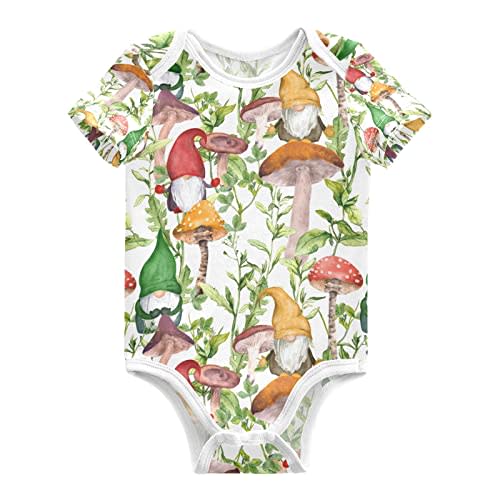 vvfelixl Baby Girl Short Sleeve Bodysuits,Horse Pony Zebra Donkey Baby Onepiece Outfits for 0-3 Months