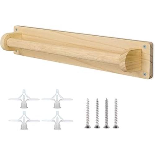 Monläurd® Wooden Baby Pull Up Bar – Montessori Wall-Mounted Handrail for Toddlers Learning to Stand, Balance & Walk, Safe Indoor Support for Early Motor Skill Development