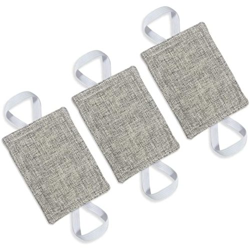 Door Silencer Door Latch Covers Padded Cushion Quiet Closer Door Lock Cover for Baby Newborn Nursery/Light Sleeper Noise Reduce - 4 x 3 Inches, Dark Grey, 3 Pieces