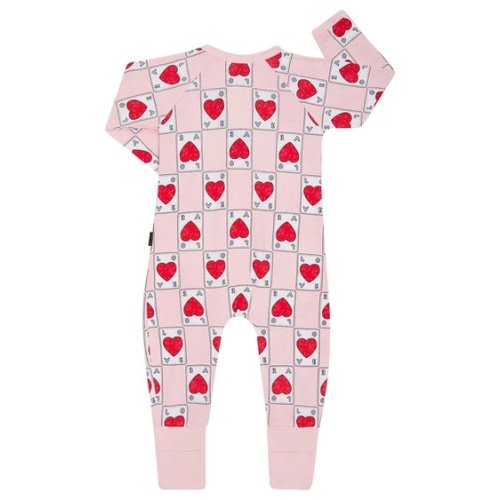 Pink Print Baby Bonds Zippy Romper | Best&Less™ Online
