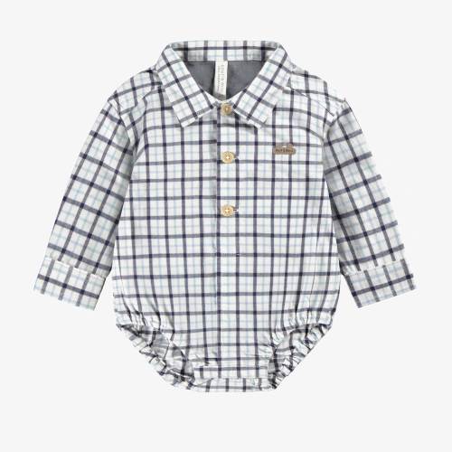 Chemise cache-couche à carreaux, naissance | Souris Mini - Souris Mini