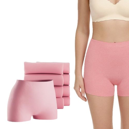 Mommy First® High-Waisted Disposable Postpartum Underwear | Soft, Supportive, Stretchable Maternity Panties for C-Section & Vaginal Delivery | Postpartum Essential | Waist 27"-36" | Pack of 8 Pink