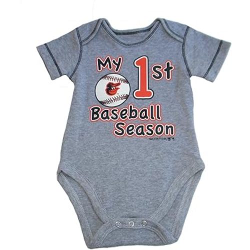VF Baltimore Orioles Team Logo Infant Creeper Bodysuit - Team Colors