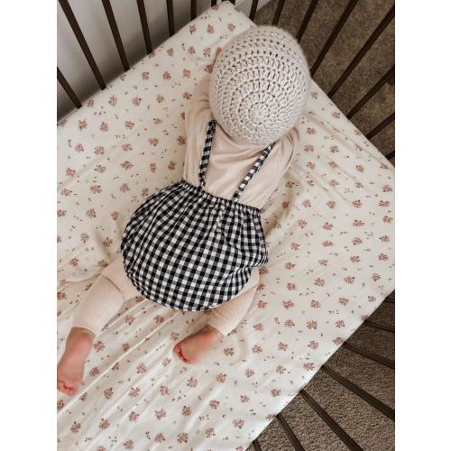 Evie Floral Blanket and Crib Sheet SET