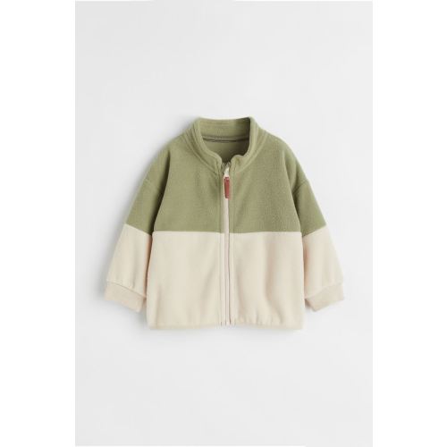 Color-block Fleece Jacket