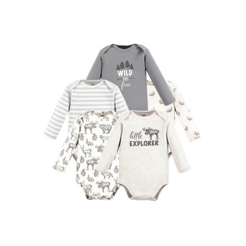 Organic Cotton Long-Sleeve Bodysuits