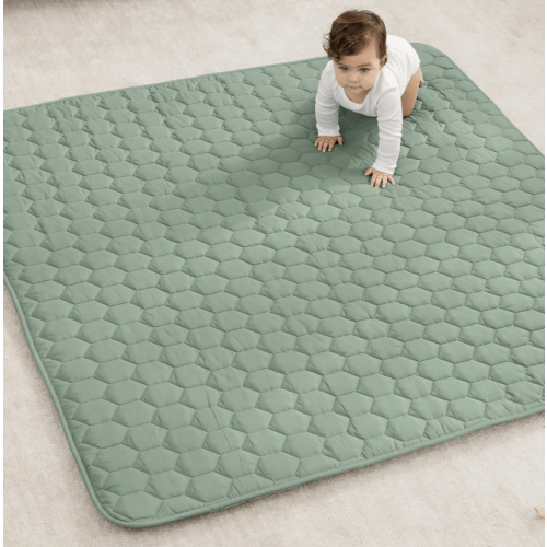 Play Mat with Non-Slip Bottom in Fern – Comfy Cubs