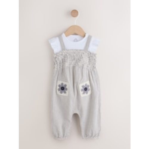 Buy Black/White Stripe Baby Dungarees and Bodysuit Set 2 Piece (0mths-2yrs) from Next USA