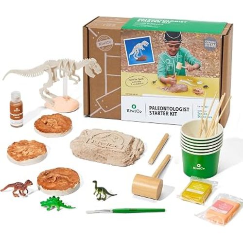 KiwiCo Dinosaur Fossil Dig Kit - Paleontology Science Skeleton Toy, Ages 6+