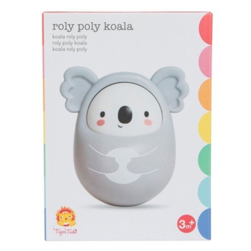 Tiger: Roly Poly Koala Soft Silicone Soothing Sensory Toy, 3mo+