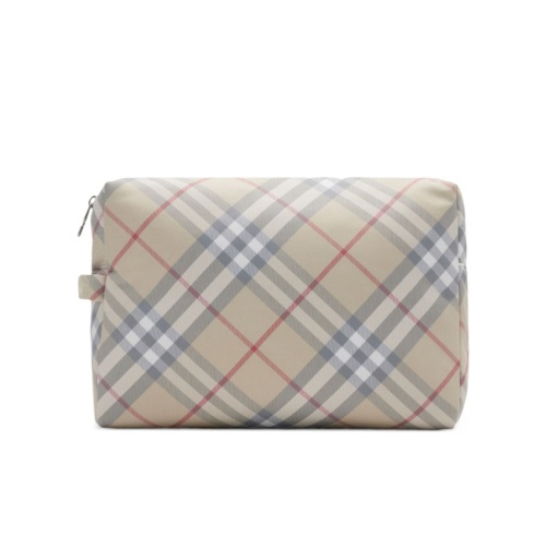 Burberry Kids Checked Zipped Changing Pouch