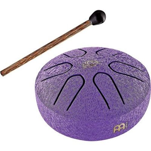 MEINL Sonic Energy A Major Pocket Steel Tongue Drum, Lotus Flower