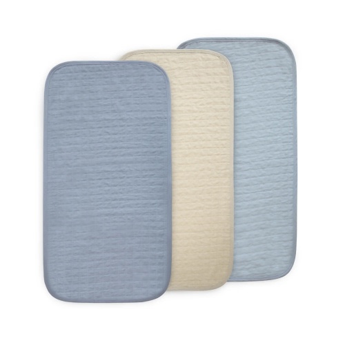 Mushie Changing Pad Liners – Blue Combo