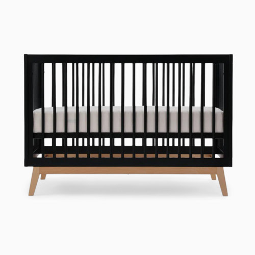 dadada Soho 3-in-1 Convertible Crib - Black/Natural