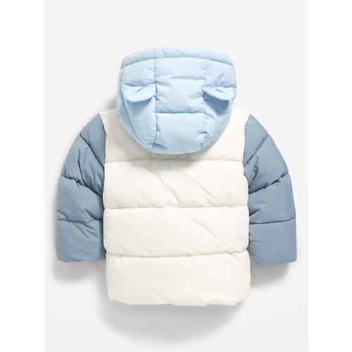 Water-Resistant Hooded Critter Puffer Jacket for Baby