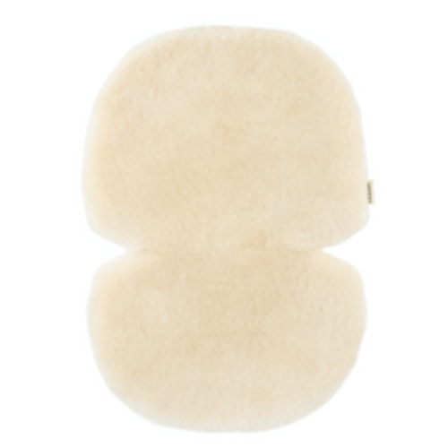 BINIBAMBA Milk Sheepskin Buggy Liner for Prams