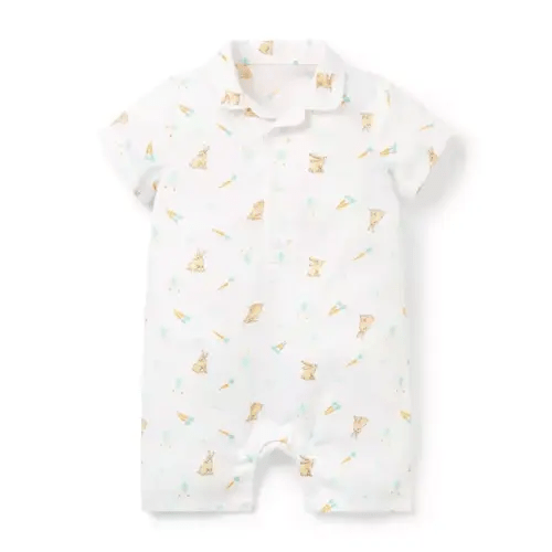 Baby White Bunny &nbsp;Baby Bunny Pajama Romper by Janie and Jack