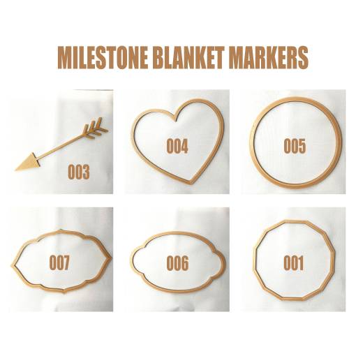 Milestone Marker | Milestone Blanket Marker | Hoopla Ring | Blanket Marker | Growth Tracker | 120mm | baby photo props | baby photo prop