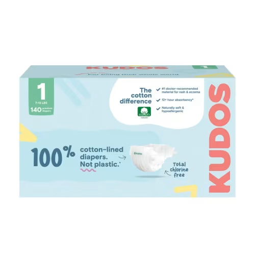 Kudos Organic Cotton Lined Diapers Sizes 1-6 | Costco