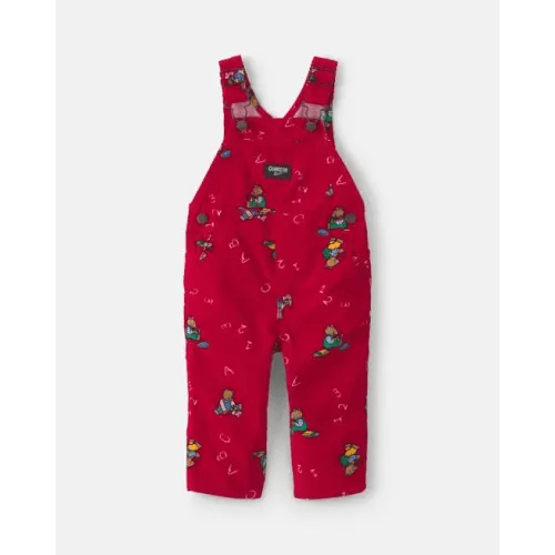 Baby Bear Corduroy Overalls - Red - OshKosh B'gosh | Carter's
